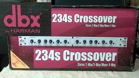 dbx 234s Electronic Crossover