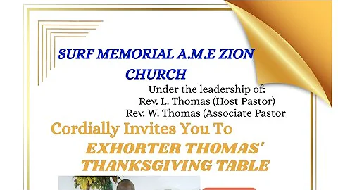 Thanksgiving Table 2025 - He'll understand and say well done