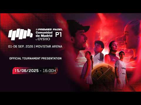 Madrid Premier Padel P1: Official Presentation 🇪🇸