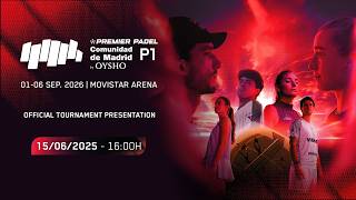 Madrid Premier Padel P1: Official Presentation 🇪🇸
