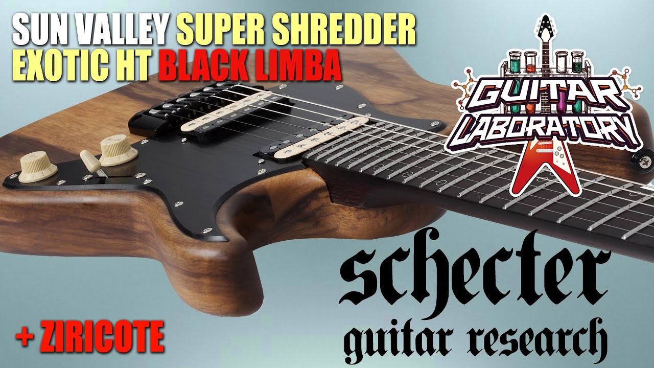 SCHECTER SUN VALLEY SUPER SHREDDER EXOTIC HT BLACK LIMBA и HT