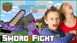 Sword Fight in Skywars / Minecraft