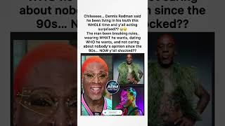 Why Is The Internet Surprised By Dennis Rodman? 🙄 #dennisrodman #nba #shorts