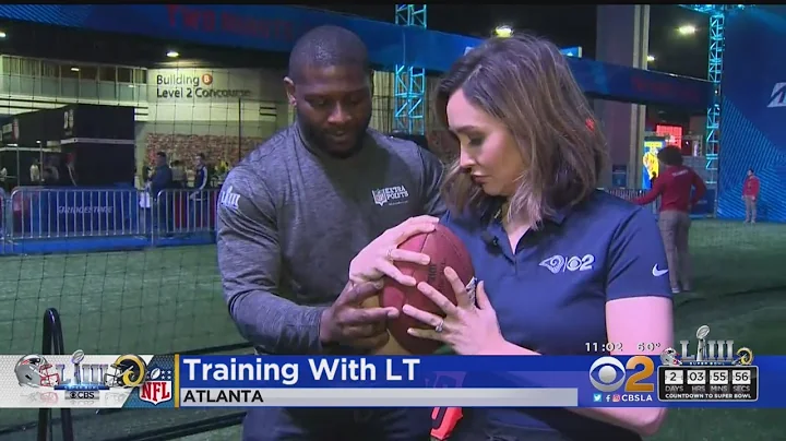 Suzanne Marques Trains With LaDainian Tomlinson