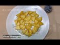 Fresh pineapple from terrace garden  pineapple chutney recipe  pineapple gojju recipe