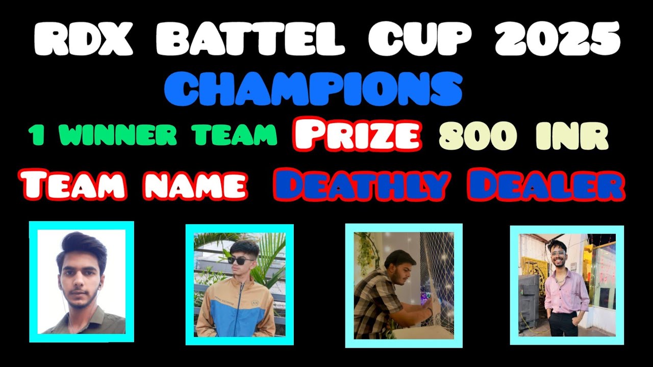 LIVE NOW – RDX Battle Cup 2025 | 18 Teams  | BGMI Erangel Tournament | Who Will Be The Champions?