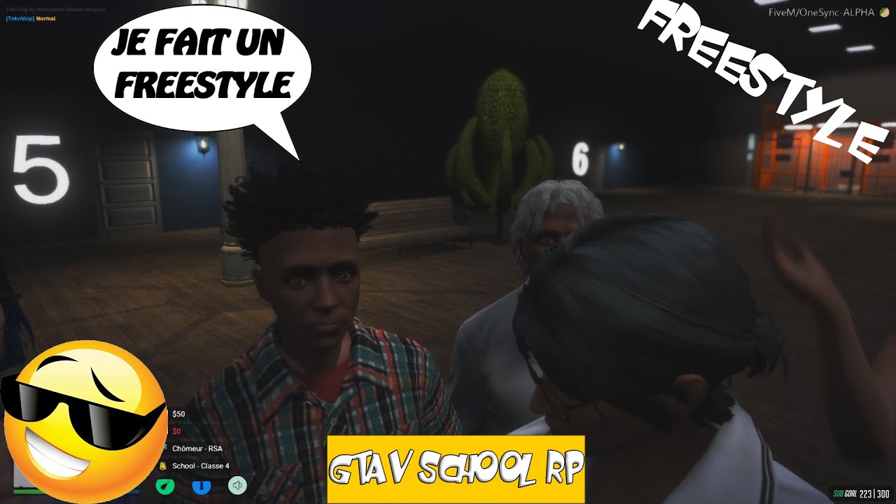 GATO FAIT UN FREESTYLE AUX AUTRES ÉLÈVES ! GTA SCHOOL RP.