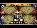 TOP 10 TH17 WAR BASE! New Th17 Bases🔥Th17 Anti Thrower &amp; Anti Root Rider Bases + Th17 vs Th18 Attack