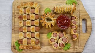 Puff Pastry + Sausage = 5 Cool Ideas!