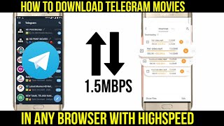 How to download telegram videos in Any browser with high speed screenshot 1