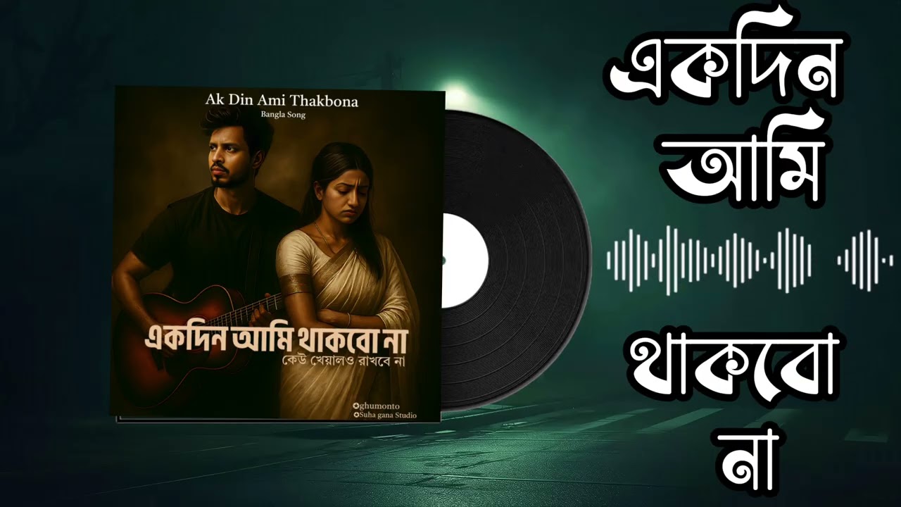 Ak Din Ami Thakbo Na | হৃদয় ভাঙা মানুষদের জন্য এই গান | Bangla Sad Song | Ghumonto