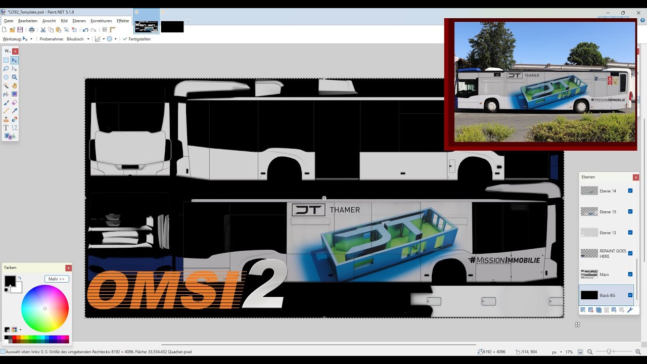 Tutorial: OMSI-2 - Repainten - Echte Werbung für OMSI kostenlos umsetzen! [Full-HD]