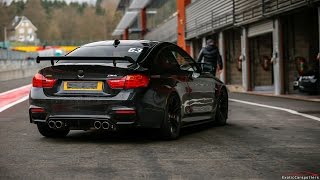 Manhart BMW M4 w/ iPE Exhaust racing on Track !