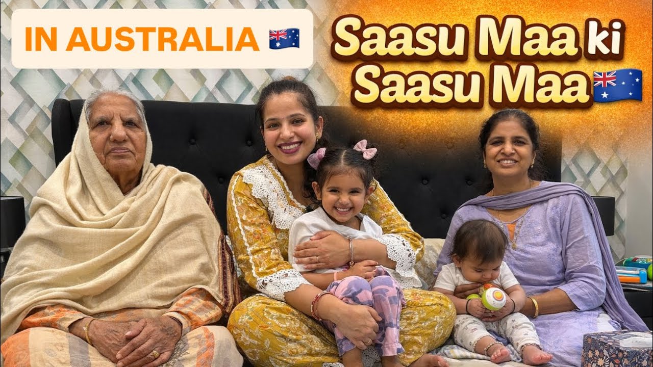 4 Generations Together 👵💛 | Biji Full Day Routine | Indian Family in Australia 🇦🇺