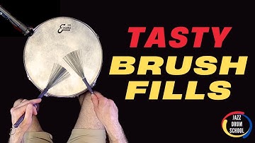 How to Play Jazz Brush Fills | Simple Triplet Fill for Drummers