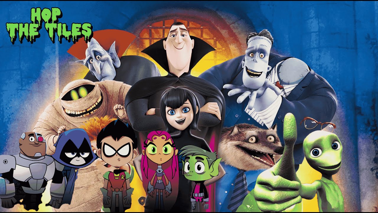 Tiles Hop - Hotel Transylvania VS Alien Dance VS Teen titans go 