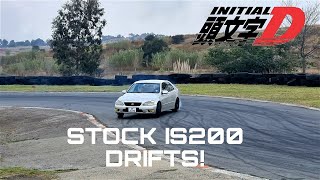 The Stock Lexus Is200 can Drift!! + I blew my first tyre...