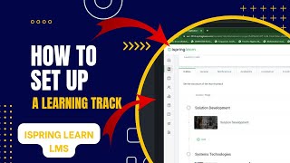 How to set up a Learning Track in iSpring Learn LMS