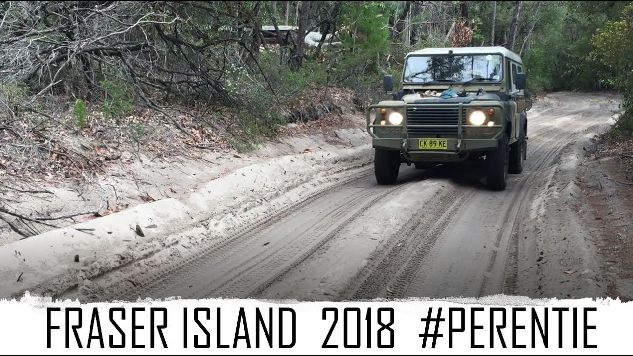 Fraser Island in a Land Rover Perentie FFR