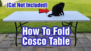 Cosco Folding Table How To Close - Easy Method