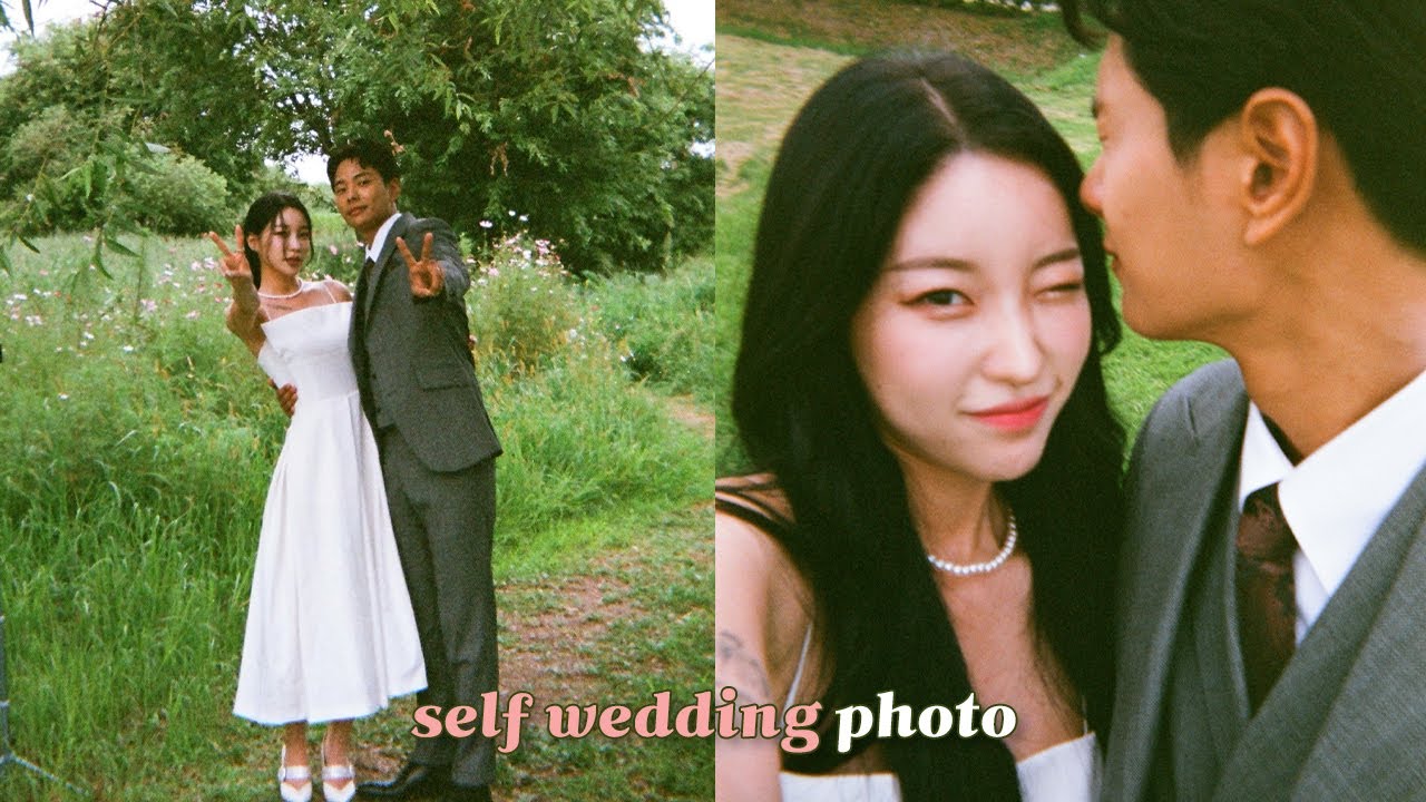 VLOG • 헤메부터 드레스까지 전부 셀프로 준비한 웨딩 스냅👰🏻‍♀️🤵🏽💖 + 끝나지않는 웨딩 촬영 ^^..ㅋ 소윤Soyoon