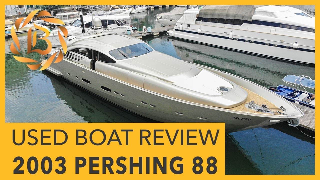 2003 PERSHING 88 - USED BOAT REVIEW - LUX BOATING
