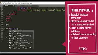 SIMPLE MULTILEVEL LOGIN SYSTEM USING HTML AND PHP