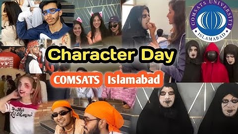 Character Day COMSATS University Islamabad #characterday #comsatsuniversity #comsatsIslamabad
