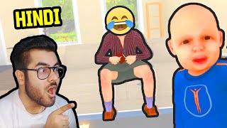 🤣 GRANNY Vs GRANDSON 😂 | Granny Simulator [HINDI/FUNNY] |  Hitesh KS screenshot 2