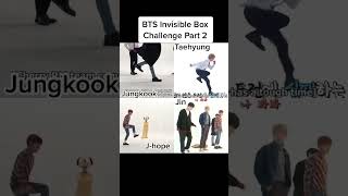 BTS Invisible Box Challenge Part 2 #bts #jungkook #taehyung #jhope #jin