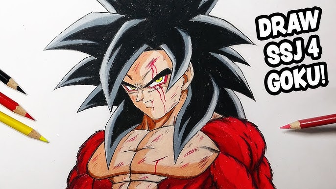 Finish drawing of Goku SSJ3 DRAGON Ball Z ✍🏽 #drawing🎨 #drawing