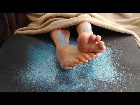 massage glittery sexy feet and toes blue screensaver trending fun foot play #feet #beautiful