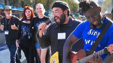 They All Stop in Their Tracks When They Hear Him Sing