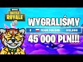 WYGRALIŚMY 45 000 PLN!!! - Fortnite Ewron