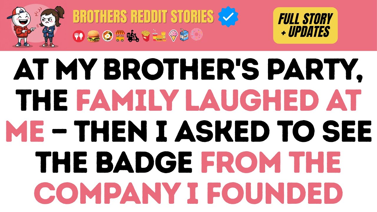 На вечеринке у моего брата члены семьи посмеялись надо мной, а потом я попросил показать значок к...