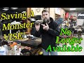 Saving a Monster Vise from the past. Metal Shaper saves the day.