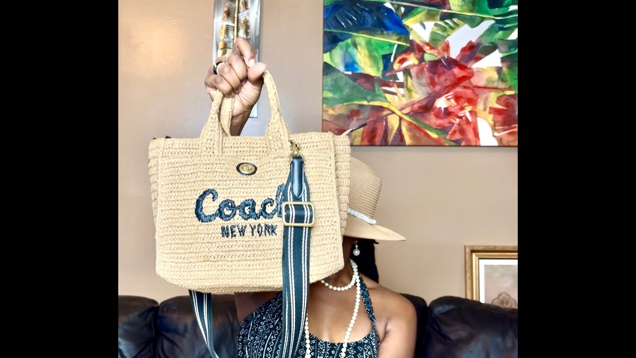 My thoughts on the COACH STRAW CARGO TOTE 26 