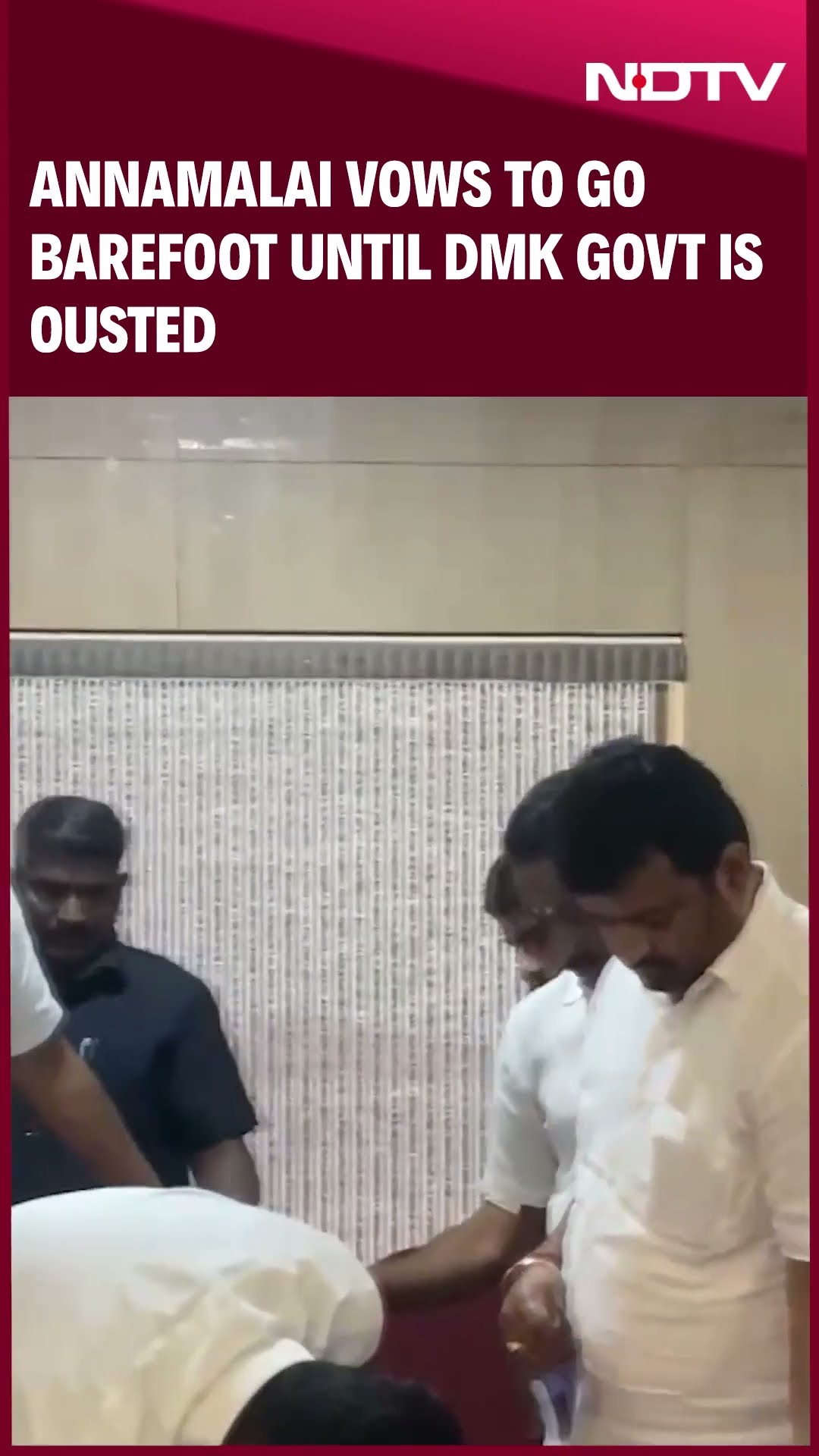 Annamalai Vows To Go Barefoot Until DMK Govt Is Ousted, Protests Over Anna University Case