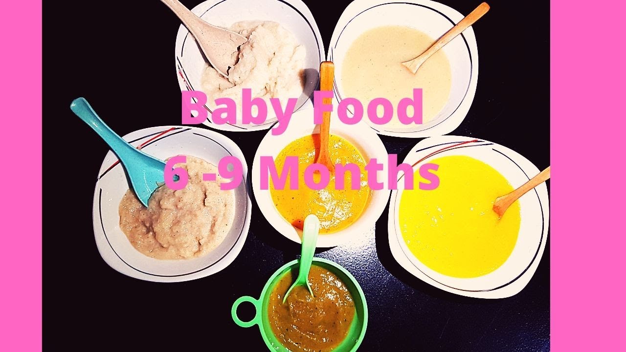 Dore ibyo wagaburira umubebe uri hagati y' amezi 6 -9 | Guteka |How to make baby food  (6-9 months)