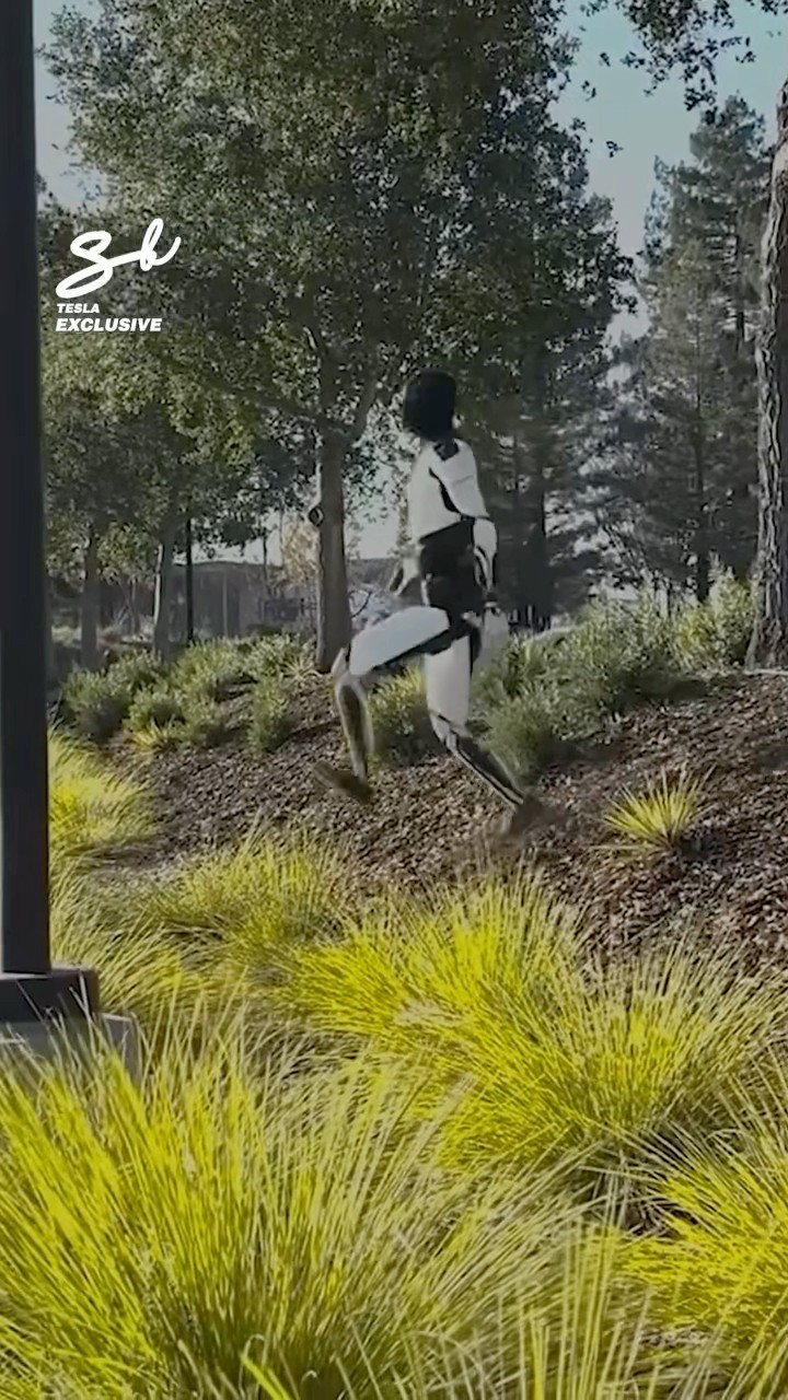 When robots walk better than me! ? #tesla #robot #ai