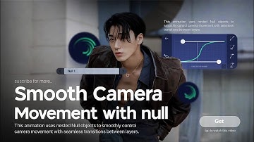 Smooth Camera Movment with Null Object | Alight motion Tutorial (xml in description) ☆