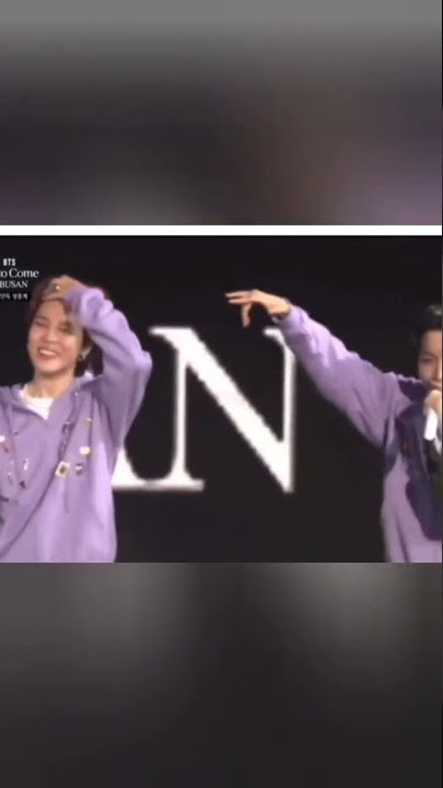 reaksi Jimin saat ARMY dan member nyanyi lagu ultah untuknya di konser Busan #bts #jimin