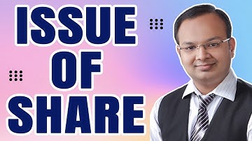 Issue of Shares Chapter in Single Video | Corporate Accounting | Company Accounts | Chandan Poddar