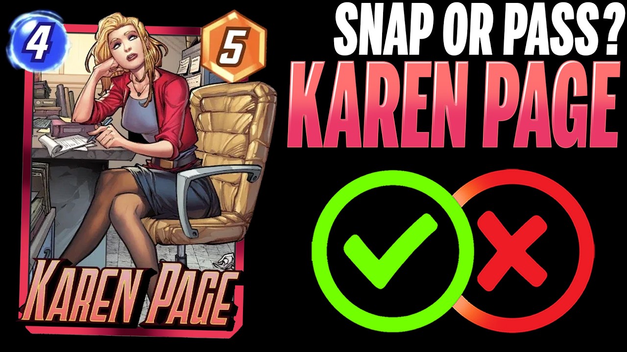KAREN PAGE 💼 Details & Mechanics | Snap or Pass | Marvel Snap