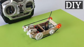 Make a mini rc tank | simple rc tank | #rctank #remotecontrol