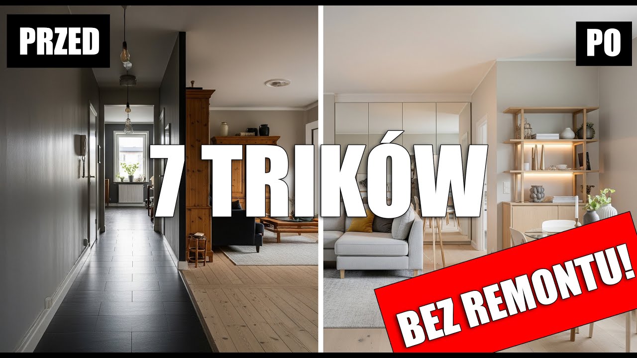 Jak Urządzić MAŁE MIESZKANIE? 7 Genialnych Trików na WIĘCEJ Przestrzeni (Bez Remontu!)