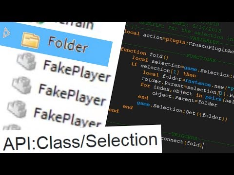 Utilizing game.Selection in your Plugin | Roblox Tutorial