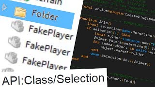 Details Utilizing game.Selection in your Plugin | Roblox Tutorial Guide