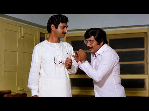 Chandra Mohan Meets Gollapudi Maruthi Rao | Amayaka Chakravarthy Telugu Movie Scene | Vijayashanti