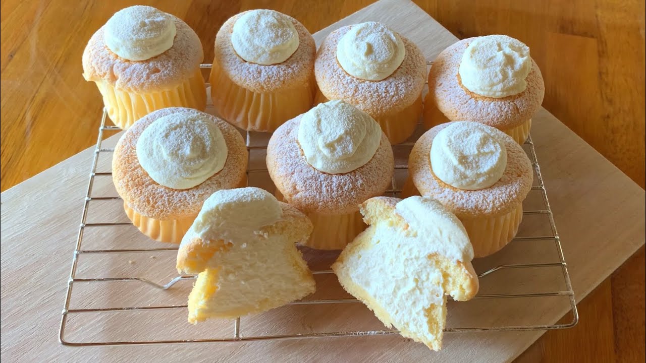 ふわとろ♡生シフォンケーキの作り方 fluffy chiffon cake